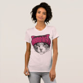 Das Shirt rosa Pussycat Pussyhat Frauen (Vorne ganz)