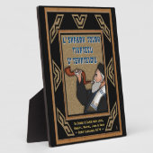 Das Shofar (Personalisiert Plaque) blasen Fotoplatte (Seite)
