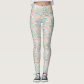 Das Shore NJ Beach Themed Leggings (Vorderseite)