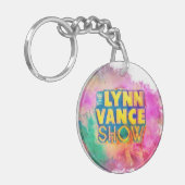 Das Showdoppelte Lynns Vance versah Schlüsselkette Schlüsselanhänger (Vorderseite links)