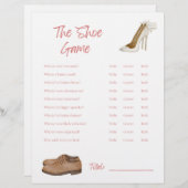 Das Showspiel - Brautparty Game Briefbogen (Vorne/Hinten)