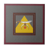 Das Shriner Fliese (Vorderseite)
