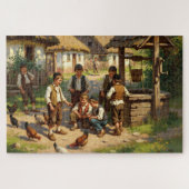 Das Shtetl Puzzle - Der Zauber des Dorflebens (Horizontal)