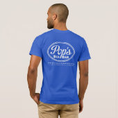 Das Shucker des Pops T-Shirt-Blau T-Shirt (Schwarz voll)