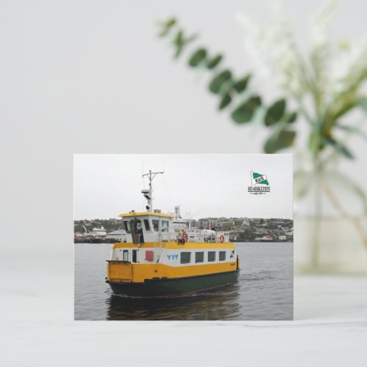 Das Shuttle-Boot Angvik Postkarte (Stehend Vorderseite)