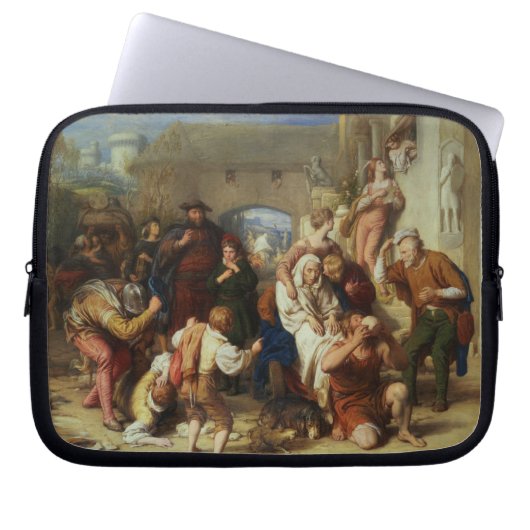 Das sieben Alter von Mann, 1835-8 (Öl) Laptopschutzhülle (Vorderseite)
