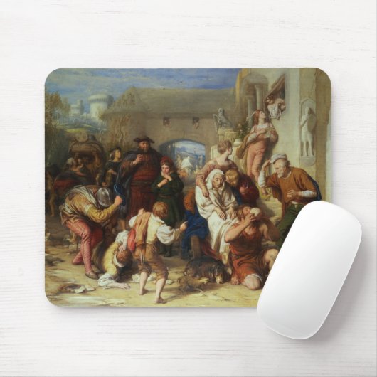 Das sieben Alter von Mann, 1835-8 (Öl) Mousepad (Mit Mouse)