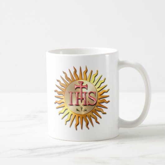 Das Siegel des Jesuit-Auftrages Kaffeetasse (Rechts)