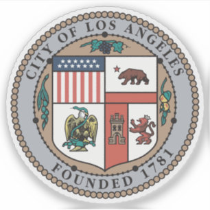 Das Siegel Los Angeles, Kalifornien Aufkleber