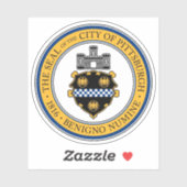 Das Siegel Pittsburgh, Pennsylvania Aufkleber (Blatt)