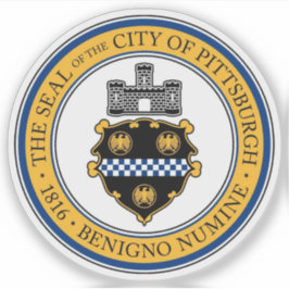 Das Siegel Pittsburgh, Pennsylvania Aufkleber