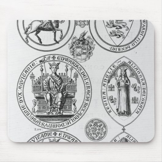 Das Siegel von Edward I Mousepad (Vorne)