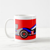 Das Siegerauto von Le Mans 2009 Kaffeetasse (Links)
