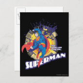 Das sieht aus wie ein Job für � Postkarte (Vorne/Hinten)