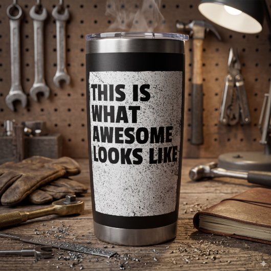 Das sieht Awesome aus Thermotasse Thermobecher