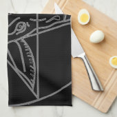 Das Sigil von Baphomet Geschirrtuch (Viertel Falte)