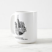 Das Signature Room am 95., Chicago, IL Kaffeetasse (Vorderseite Links)