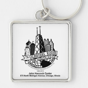 Das Signature Room am 95., Chicago, IL Schlüsselanhänger