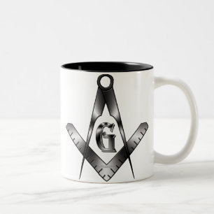 Das silberne Symbol Zweifarbige Tasse