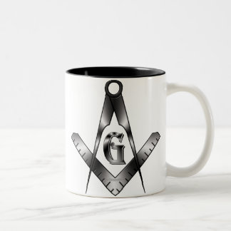 Das silberne Symbol Zweifarbige Tasse