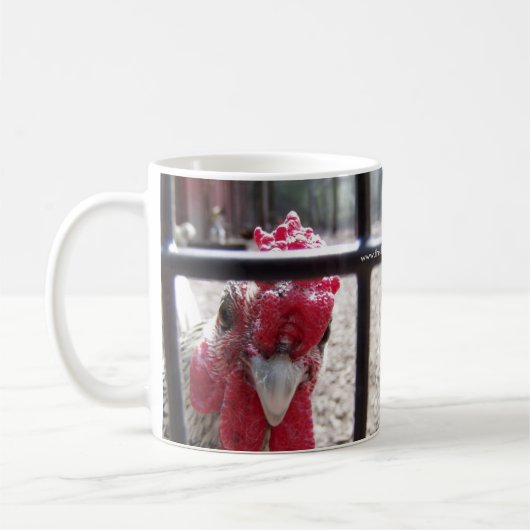Das silverfish-Huhn Kaffeetasse (Links)