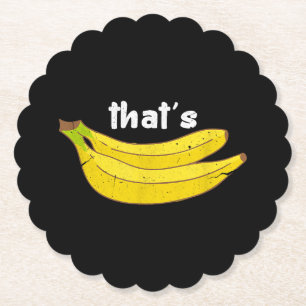 Das sind Bananen Funny Fruit Food Pun Feinschmecke Untersetzer