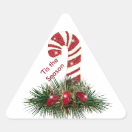 'Das sind die Aufkleber für das Candy Cane Dreieck