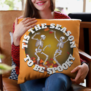 Das sind die glücklichen Skelette der Jahreszeit Kissen