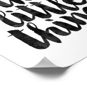 Das sind die kleinen Dinge Poster (Ecke)