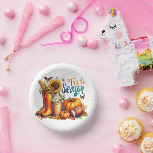 Das sind die Papierschüsseln der Jahreszeit Pappteller (Party)