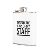 Das sind die Tränen meiner Mitarbeiter Flachmann (Links)