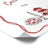 Das sind eher italienische Red Recipe Karten Poster (Ecke)