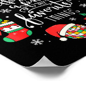 Das Sind Ein Paar Meiner Lieblingssachen Weihnacht Poster (Ecke)