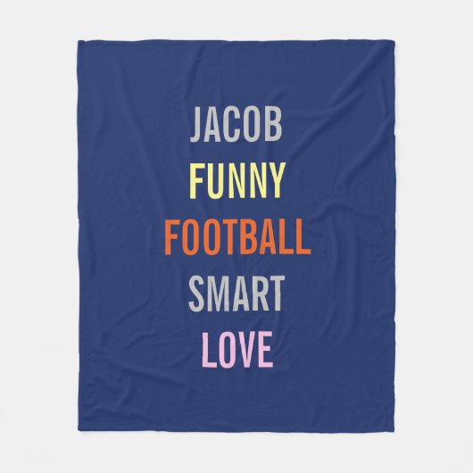 Das sind ein paar meiner Lieblingsthemen-Fleecen Fleecedecke (Vorderseite)