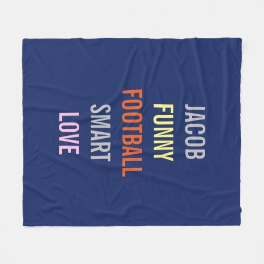 Das sind ein paar meiner Lieblingsthemen-Fleecen Fleecedecke (Vorderseite (Horizontal))