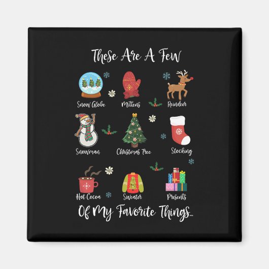 Das sind ein paar meiner Lieblingsthemen Magnet (Vorne)