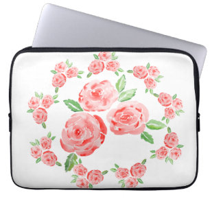 Das sind elegante Rose in Aquarelltönen Laptopschutzhülle