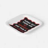 Das sind meine Affen und das ist mein Zirkus Pappteller (Gewinkelt)