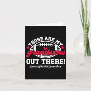 Das Sind Meine Enkel Football Oma Eines Fußballs Karte