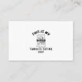 Das sind meine Tamales, die Shirt essen Visitenkarte (Vorderseite)