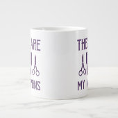 Das sind meine Waffen Jumbo-Tasse (Vorderseite)