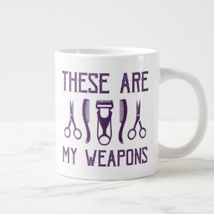 Das sind meine Waffen Jumbo-Tasse