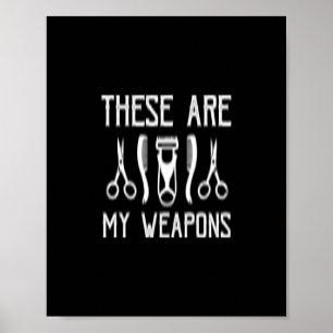 das sind meine Waffen Poster