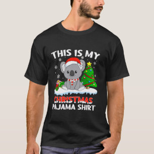 Das sind meine Weihnachtsmädchen Pajama Koala Weih T-Shirt