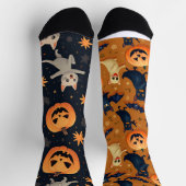 Das sind niedliche Halloween-Socken. Socken (Oben)