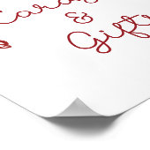 Das sind noch mehr Brautparty Cards & Gifts Poster (Ecke)