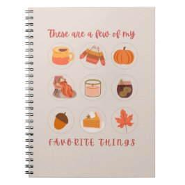 Das sind nur wenige meiner Lieblingssachen Notizblock