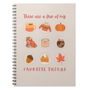 Das sind nur wenige meiner Lieblingssachen Notizblock