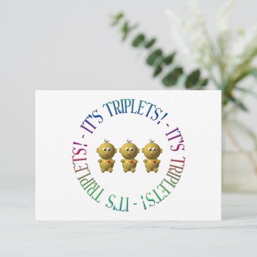 Das sind Triplets! (Stehend Vorderseite)