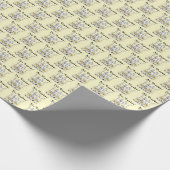 Das sind Triplets! Unisex, Bunnies, Gelb, Triplets Geschenkpapier (Ecke)